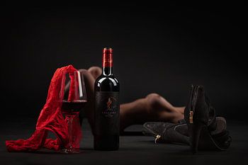 Red wine and lingerie