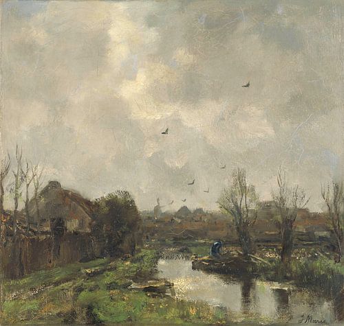 Landscape near The Hague, Jacob Maris
