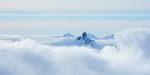 La Black Tusk dans une mer de nuages