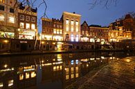 Oudegracht in Utrecht tussen de Bakkerbrug en de Jansbrug (2) van Donker Utrecht thumbnail