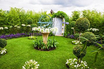 David Domoney, Croft Spot Secret Garden, Showgarden, RHS Hampton Court Flower Show van Lieuwe J. Zander