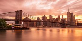 New York Skyline - Brooklyn Bridge 2016 (1) van Tux Photography