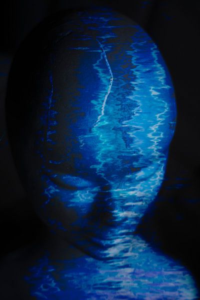 Blue patches of thoughts by Daniëlle Thijssen