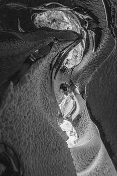 Ice from a glacier in Iceland