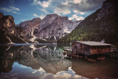 Dolomites Braies Lake