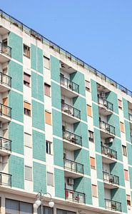 Immeuble d'appartements coloré à Brindisi