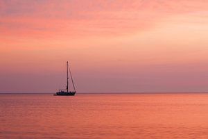 Bootje op het Ijsselmeer van Elroy Spelbos Fotografie