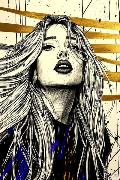 Golden Strands - Golden locks by byRenzo
