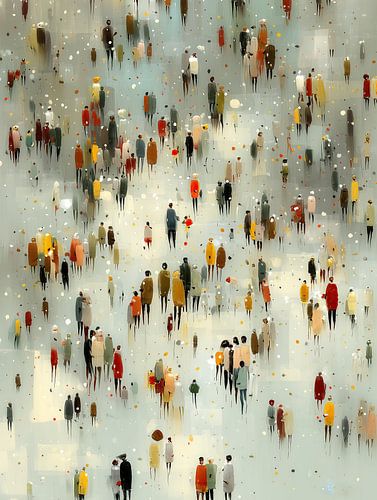 agitation urbaine | Strolling Through Soft Rain