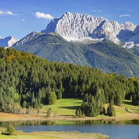 Le calme et l'espace dans les Alpes de Haute-Bavière sur Walter G. Allgöwer