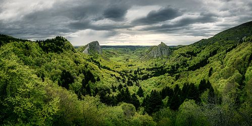 Groen landschap in Frankrijk