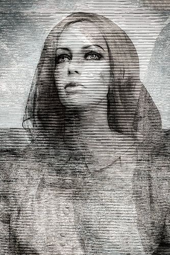 Bijna zwart-wit portret