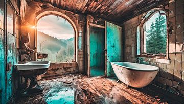 Lost Place bathroom by Mustafa Kurnaz
