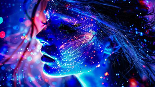 portret met van Gogh invloed