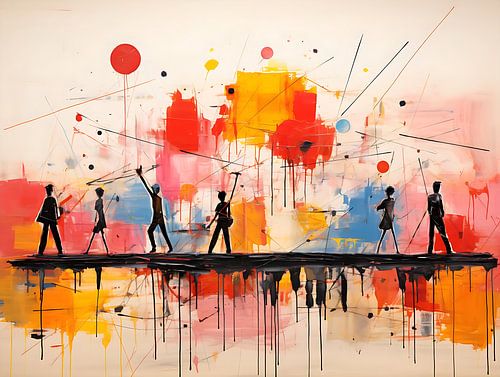 Painting by Basquiat