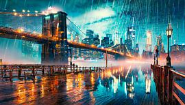 Brooklyn Bridge in New York Amerika