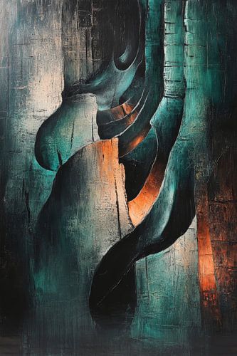 Mystical Contrast of Colour and Texture