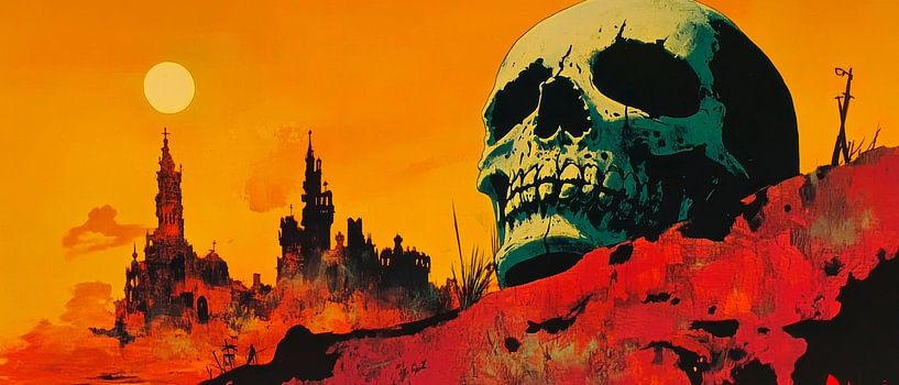 Skull landscape by Poster Art Shop
