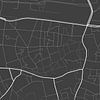 City map Tilburg by Walljar