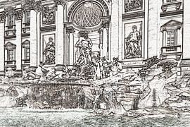 Trevi-Brunnen in Rom, Italien