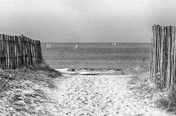 Die Straße zum Strand von Mark Bolijn