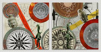 Diptychon IV auf Kurs halten