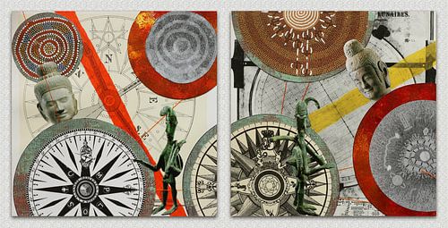 Diptychon IV auf Kurs halten