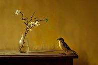 The blossom and the little bird by Japandi Art Studio thumbnail