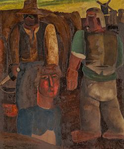 Constant Permeke, Drei Figuren