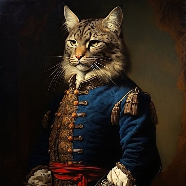 Aristocat | Historic Animal Portrait by Wonderful Art