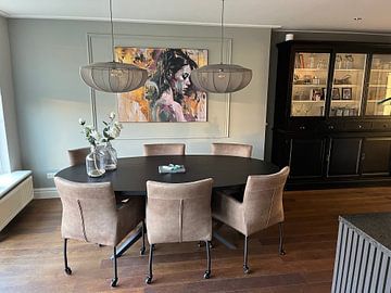 Klantfoto: Portret in Goud van Blikvanger Schilderijen