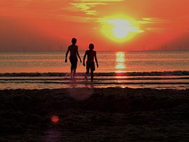 Zonsondergang Castricum aan Zee
