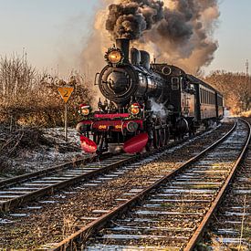Lokomotive 52 532 der Miljoenenlijn - Zuid Limburgse Stoomtrein Maatschappij (ZLSM) von Flachsfotografie