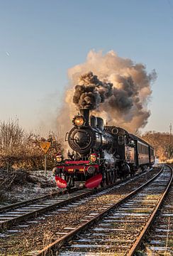 Steam locomotive E2 1040 of the Miljoenenlijn Zuid Limburgse Stoomtrein Maatschappij (ZLSM) by Flachsfotografie