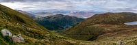 Panorama photo of Ben Nevis trail, Fort William, Scotland