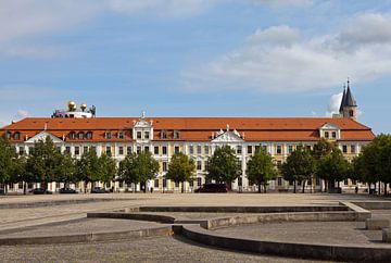 Maagdenburg - Domplein met het parlement van de deelstaat Saksen-Anhalt van t.ART