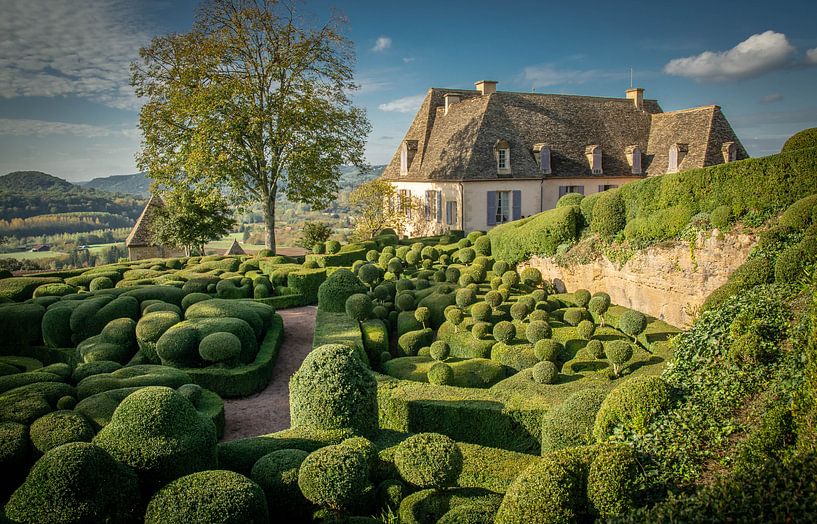 De tuinen van Marqueyssac van Frans Scherpenisse