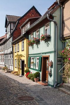 Vakwerkhuizen in Quedlinburg van Marrit Molenaar