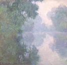Die Seine bei Giverny, Morgennebel, Claude Monet von Meesterlijcke Meesters Miniaturansicht