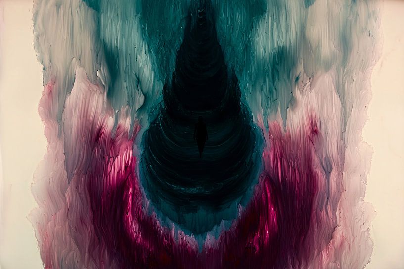 Abstracte silhouet met kleuren van Imperial Art House