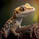 Portrait d'un reptile gecko Illustration par Animaflora PicsStock Aperçu