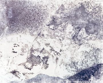 Scandinavisch Winterlandschap Scandinavië Abstract van Mad Dog Art