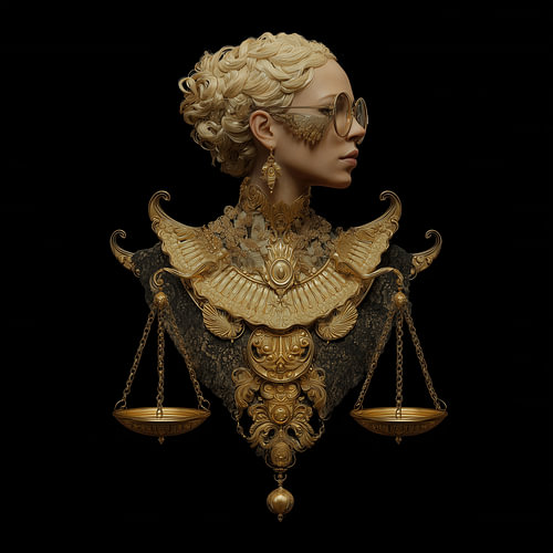 Moderne vrouwe justitia