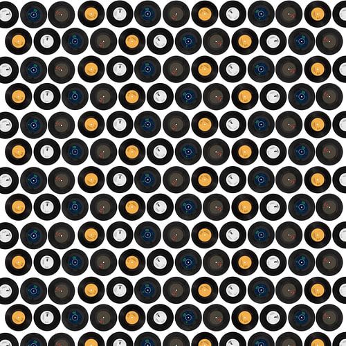 7 inch record pattern