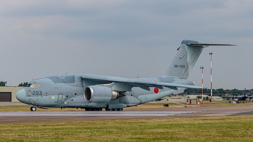 JASDF Kawasaki C-2 transport aircraft. by Jaap van den Berg