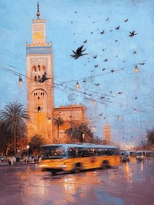 Straßenleben in Marrakesch
