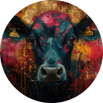 Intense Blik van de Koe