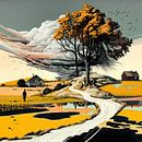 De velden in van Vlindertuin-Art thumbnail