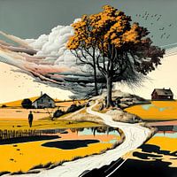 The fields in