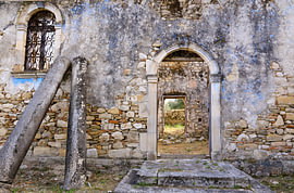 alte Ruine in Griechenland (Zakynthos) von Els Fonteine